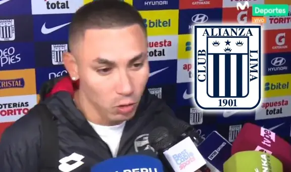 Jean Deza ARREMETE contra el Fondo Blanquiazul tras partido contra Alianza Lima: “Tengo algo guardado”