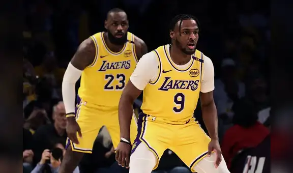 LeBron y Bronny James logran récord en la NBA al ser la primera dupla padre-hijo en jugar un partido oficial en USA