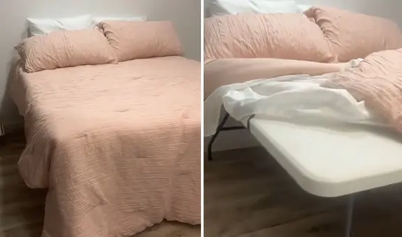 Alquilan departamento por Airbnb y al llegar se llevan una sorpresa: no era una cama
