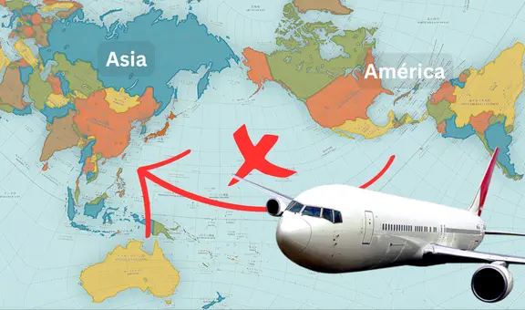 DESCUBRE por qué los aviones evitan volar sobre el océano Pacífico para ir de América a Asia: El TIEMPO tiene que ver