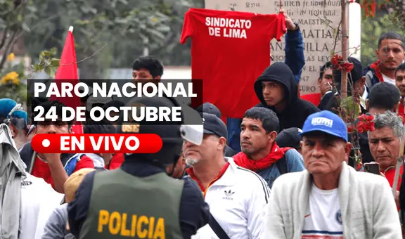 Paro nacional 24 de octubre: trabajadores de construcción civil convocan protesta con gremios de transporte y Gamarra