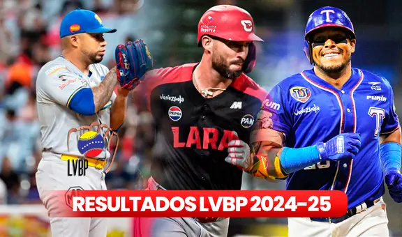 Resultados de la LVBP 2024-25 EN VIVO, 26 de octubre: juegos para hoy, tabla de posiciones y lanzadores
