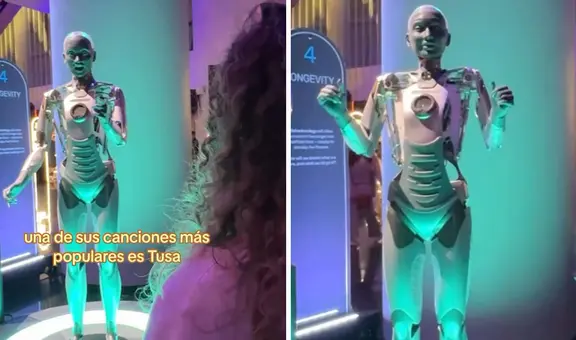 Joven sorprende al pedir al robot más avanzado del mundo que cante una canción de Karol G