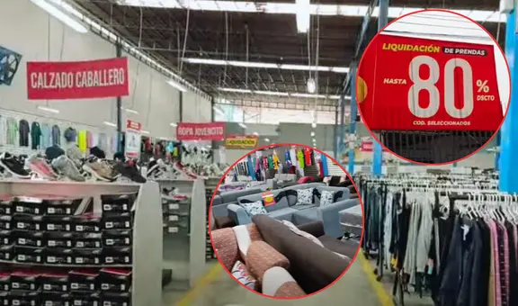 Almacén escondido de Lima Norte REMATA productos con DESCUENTOS de Hasta el 80% en ropa, electrodomésticos y MÁS