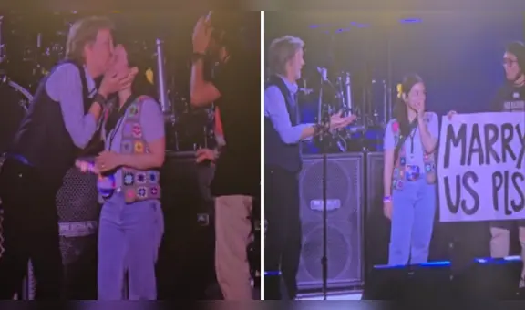 Paul McCartney sorprende al 'casar' a una pareja en pleno concierto en Perú: "Vivan una vida larga y feliz"