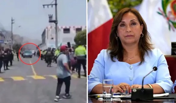 Manifestantes tiran huevos y persiguen a comitiva de Dina Boluarte en Chosica: "Fuera, asesina"