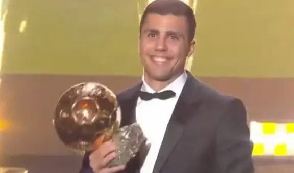 Rodri gana el Balón de Oro 2024 por encima de Vinicius: español es escogido como el mejor del mundo