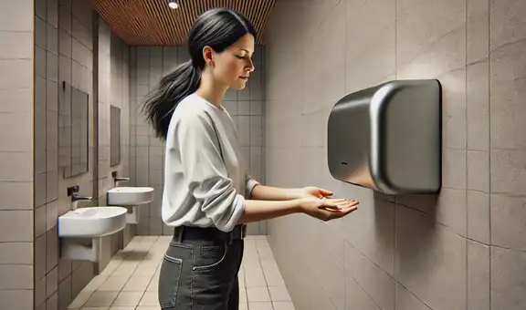 Científicos revelan si es seguro usar secadores de manos en baños públicos: lo que pasa con las bacterias