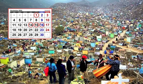 Feriados noviembre 2024 en Perú: estos son los días libres y no laborables según el El peruano para el sector público y privado