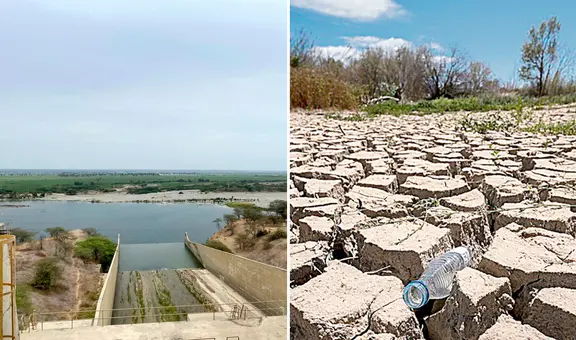 Reservorio de Poechos en Crisis: Solo al 2% de su capacidad total de agua, agricultores y habitantes de Piura en peligro inminente