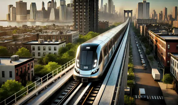El megatren eléctrico de Estados Unidos que conectaría Brooklyn y Queens en solo 40 minutos: valdrá US$5.500 millones