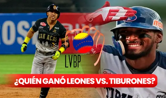 ¿Quién ganó Caracas vs. Tiburones por el juego de HOY 30 de octubre en la LVBP 2024-25?