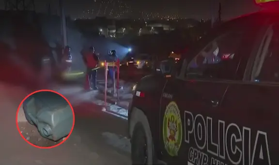 Chosica: delincuentes prenden fuego a dos cuerpos sin vida en plena vía pública