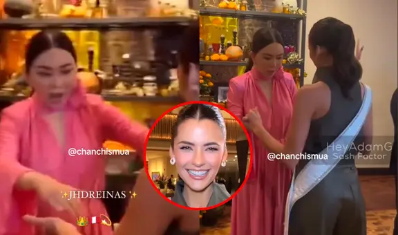 Tatiana Calmell deja sin palabras a la dueña del Miss Universo en su primer encuentro: “Te ves impresionante”