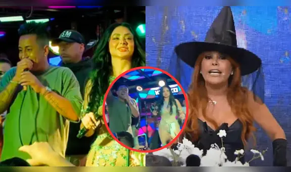 Christian Cueva envía FUERTE MENSAJE a Magaly Medina en concierto con Pamela Franco: "Magaly, deja de..."