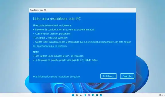 ¿Tu PC está muy lenta o con virus? Así puedes restablecer Windows a su estado original