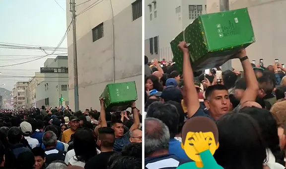 Peruano cruza procesión con su árbol de Navidad y desata divertidas reacciones: "Bendecido ahorro"
