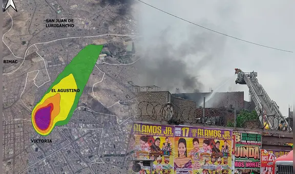 Incendio en la Victoria: Senamhi advierte alta contaminación del aire en Lima tras siniestros