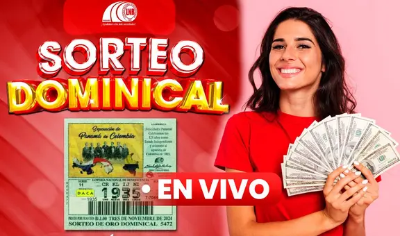 Lotería EN VIVO Telemetro: RESULTADOS Lotería Nacional de Panamá y números ganadores del Sorteo Dominical HOY, 4 de noviembre