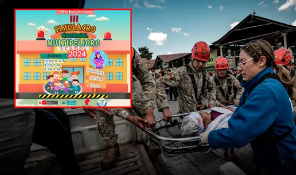 Tercer Simulacro Nacional Multipeligro 2024: a qué hora inicia y cómo será mañana 5 de noviembre, según Indeci