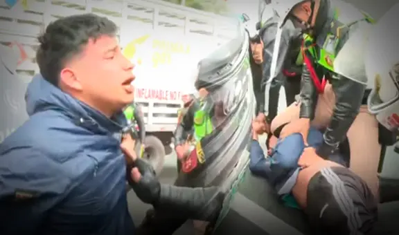 Intenta fugarse de operativo de transporte en SJM y casi atropella a policías, pero PNP lo redujo y terminó detenido