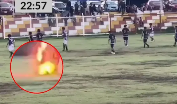 Cámara capta el impactante instante en que rayo mató a un jugador y dejó un herido de gravedad en torneo de fútbol de Huancayo