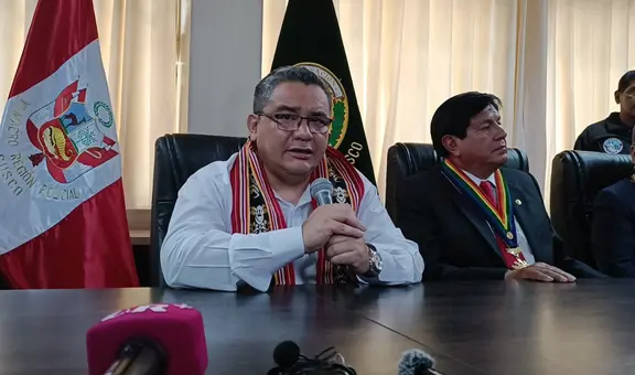 Ministro Juan Santiváñez se altera ante periodista que cuestionaba su labor: “No respondo calificativos”