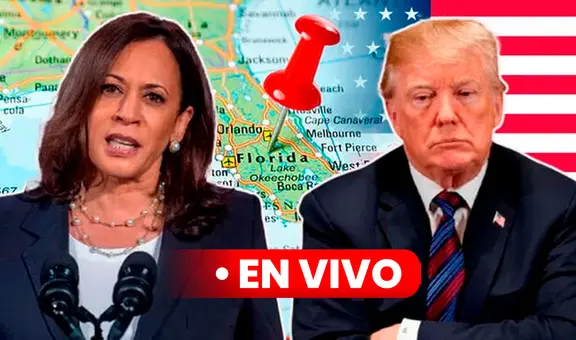 ¿Quién ganó en Florida EN VIVO? Resultados Elecciones en Estados Unidos entre Kamala vs. Trump 2024