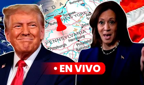 ¿Quién ganó en Pensilvania EN VIVO? Resultados Elecciones en Estados Unidos de Kamala vs. Trump HOY
