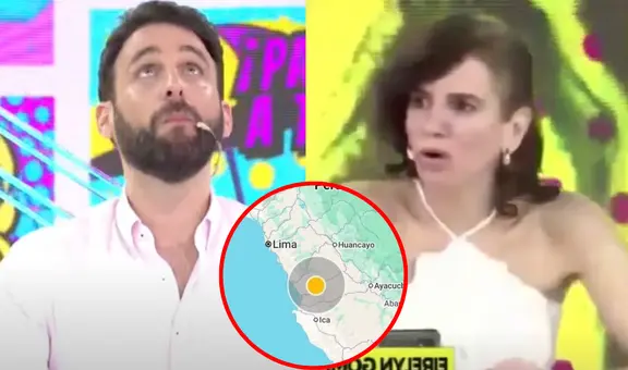 Rodrigo González y Gigi Mitre tienen IMPENSADA reacción EN VIVO tras fuerte sismo en Lunahuaná
