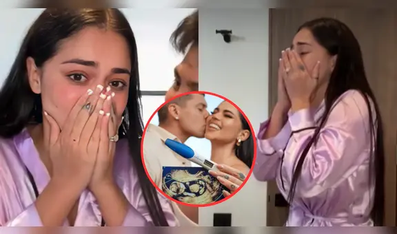 Natalia Segura tiene CONMOVEDORA REACCIÓN al descubrir su embarazo de Ignacio Baladán