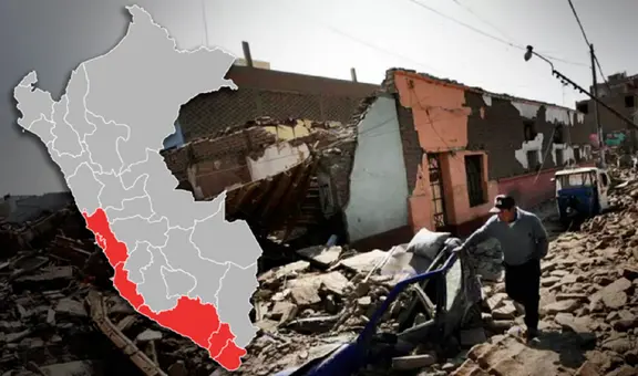 Las tres posibles zonas donde podría resgistrate terremoto de 8.8 en Perú, según IGP