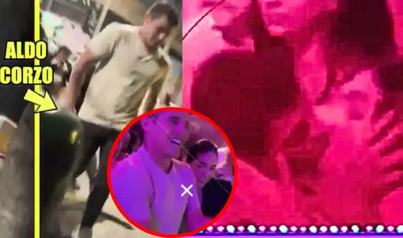 Aldo Corzo BESA a misteriosa joven en fiesta por el bicampeonato de la 'U': futbolista llegó en compañía de 4 mujeres