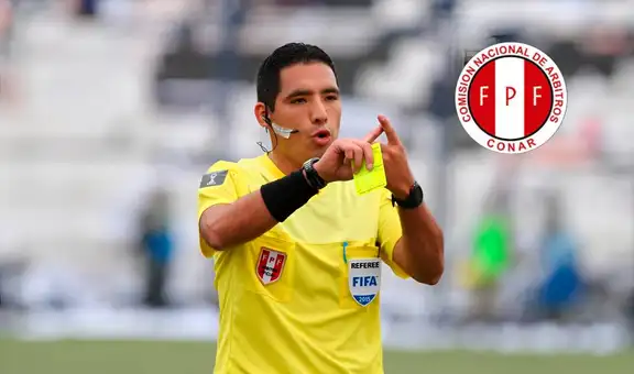 Conar tomó drástica medida y bajó de categoría a Diego Haro y otro árbitro tras polémicas en la Liga 1