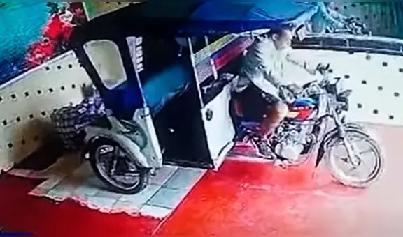 Tomó un mototaxi, pero conductor le roba su equipaje tras dejarlo en su destino en Iquitos