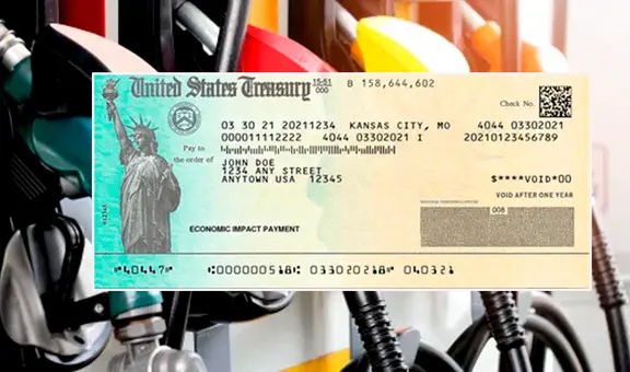 Lista de beneficiarios del cheque de estímulo por gasolina en EE.UU.: recibirán montos de hasta US$3.200