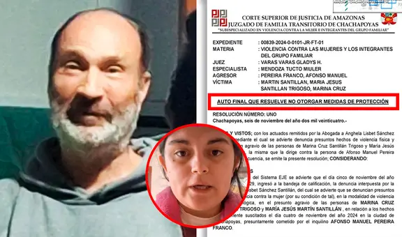 Juzgado de Chachapoyas niega medidas de protección a víctimas de violencia física: hombre las golpeó con un palo y está libre