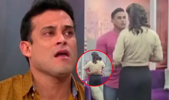 Christian Domínguez se quiebra EN VIVO  al enterarse que su abuelo falleció: Karla Tarazona lo consoló