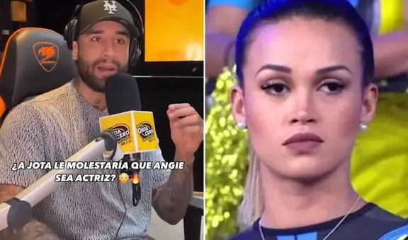 Jota Benz acepta que se incomodaría si Angie Arizaga tuviera que besar a alguien en la ficción: “Me costaría entender”