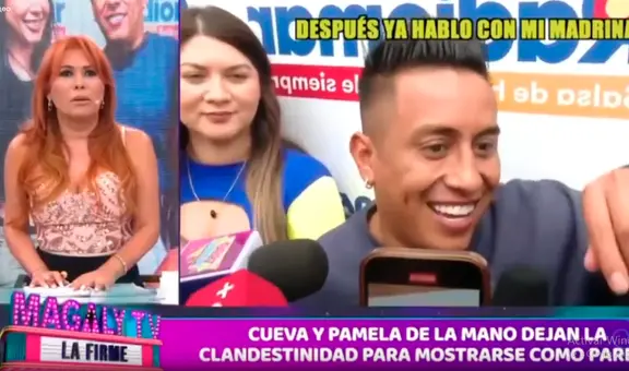 Magaly Medina lanza duro mensaje contra Christian Cueva por llamarla “Madrina”: “¿Qué les pasa?”