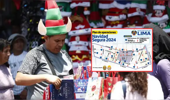 Plan Navidad Segura 2024: zona de intervención, cierre en vías y puntos críticos en el Centro Histórico de Lima