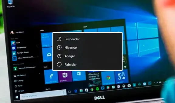 ¿Para qué sirve la función 'Hibernar' de Windows y en qué se diferencia con 'Suspender'?