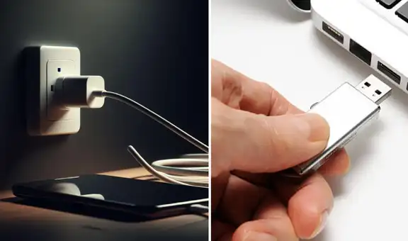¿Qué pasa si conectas una memoria USB a un cargador de celular? Esto debes saber