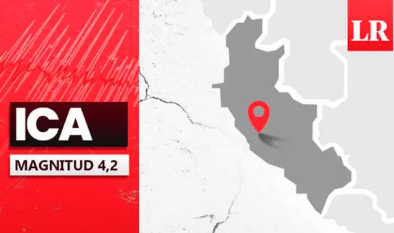 Temblor de magnitud 4,2 remeció Ica hoy, según IGP