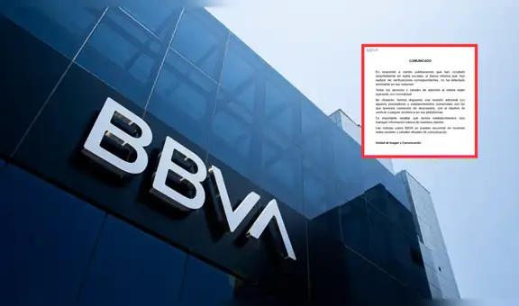 BBVA descarta filtración de datos personales de clientes y afirma: “Nuestros sistemas no han sido vulnerados”