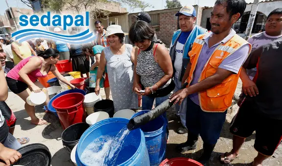 Corte de agua en Lima HOY 14 de noviembre, vía Sedapal: revisa qué distritos serán afectados