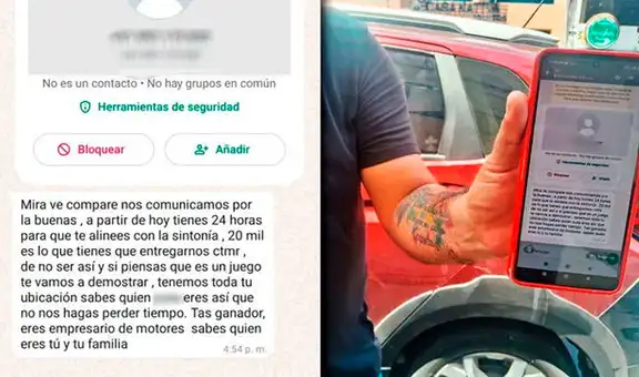 Extorsionadores exigen S/20.000 a empresario de maquinaria pesada en Iquitos: "Tienes 24 horas para que te alinees"