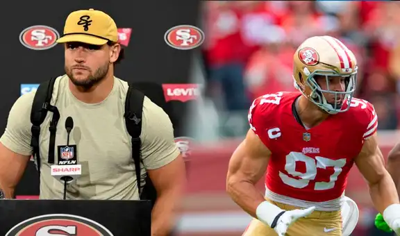 NFL multa con US$11.255 a Nick Bosa por usar gorra con mensaje de apoyo a Donald Trump tras derrotar a Dallas
