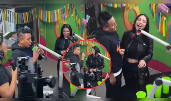 Pamela Franco y Christian Cueva protagonizan romántico momento EN VIVO: “Hasta el fin del mundo te seguiré”