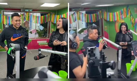 Pamela Franco y Christian Cueva protagonizan romántico momento EN VIVO: “Hasta el fin del mundo te seguiré”